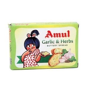 AMUL BUTTER SPREAD GARLIC AND HERBS 100G