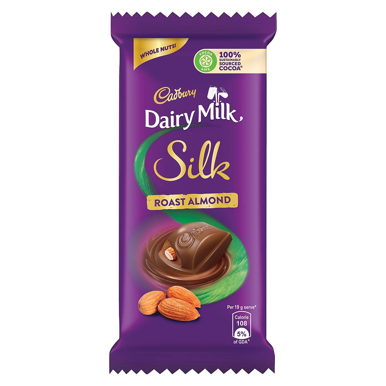 CADBURY SILK ROAST ALMOND 58G