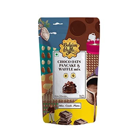 BELGIUM WAFFLE CHOCOLATE OATS PANCAKE MIX 250G