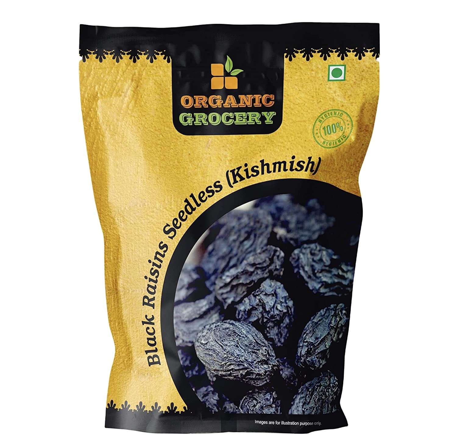 KISHMISH BLACK S/LESS  PER KG