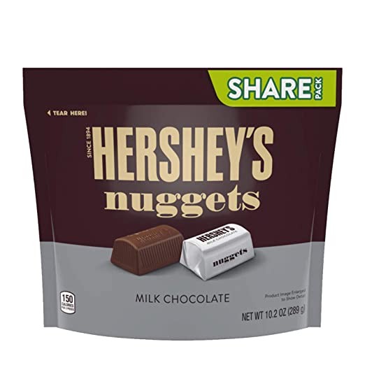 HERSHYS NUGGETS MILK 289G