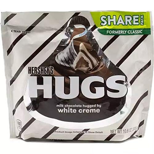HERSHYS HUGS W CREME 300G