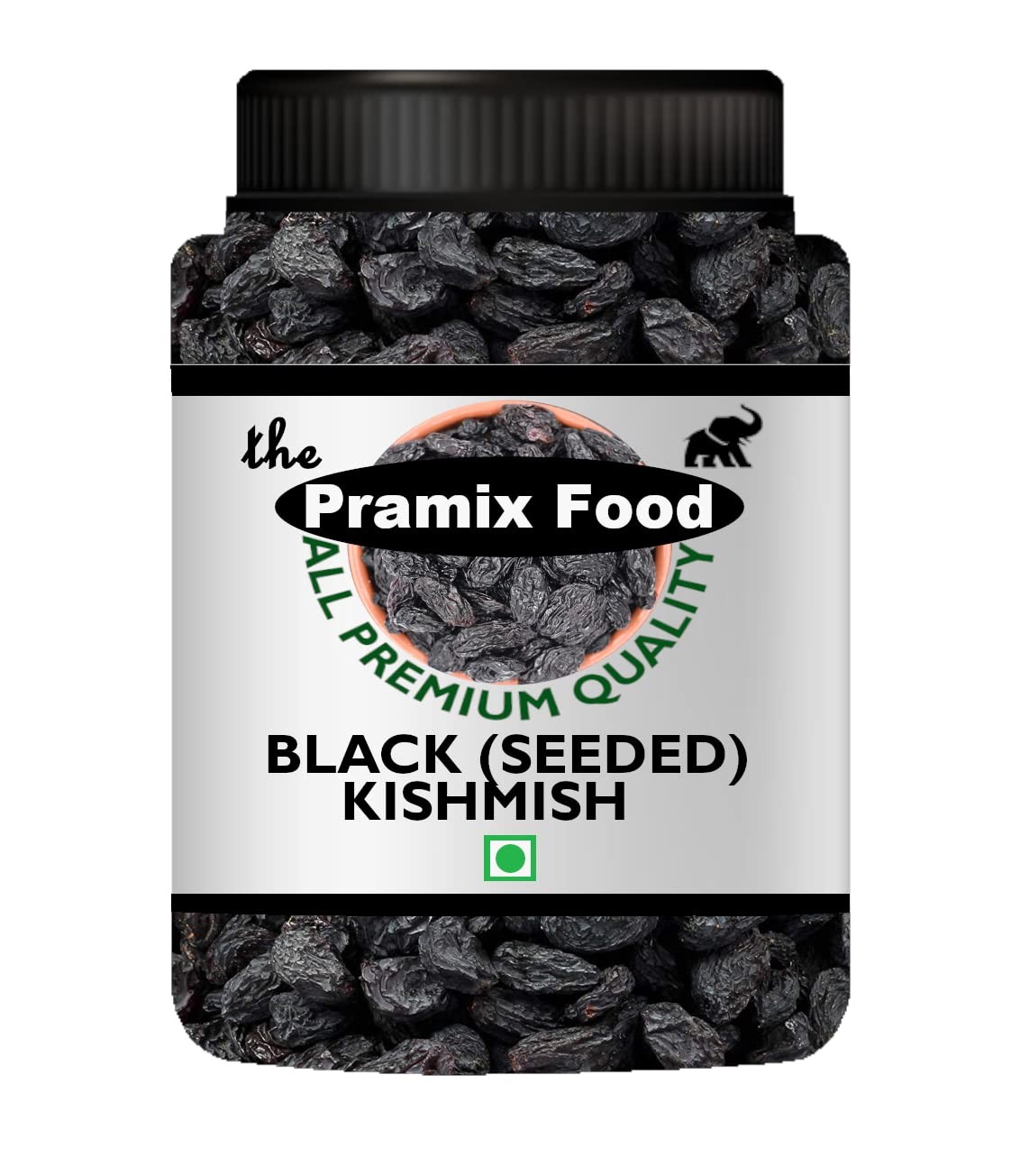 KISHMISH BLACK W/SEED PER KG