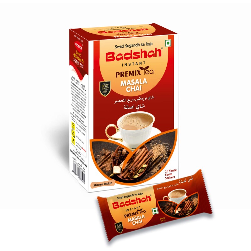 BADSHAH PREMIX MASALA TEA 10 SACHETS