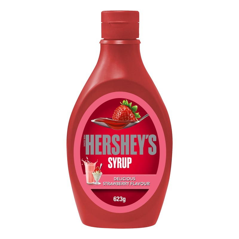 HERSHYS STRAWBERRY SYRUP 623ML