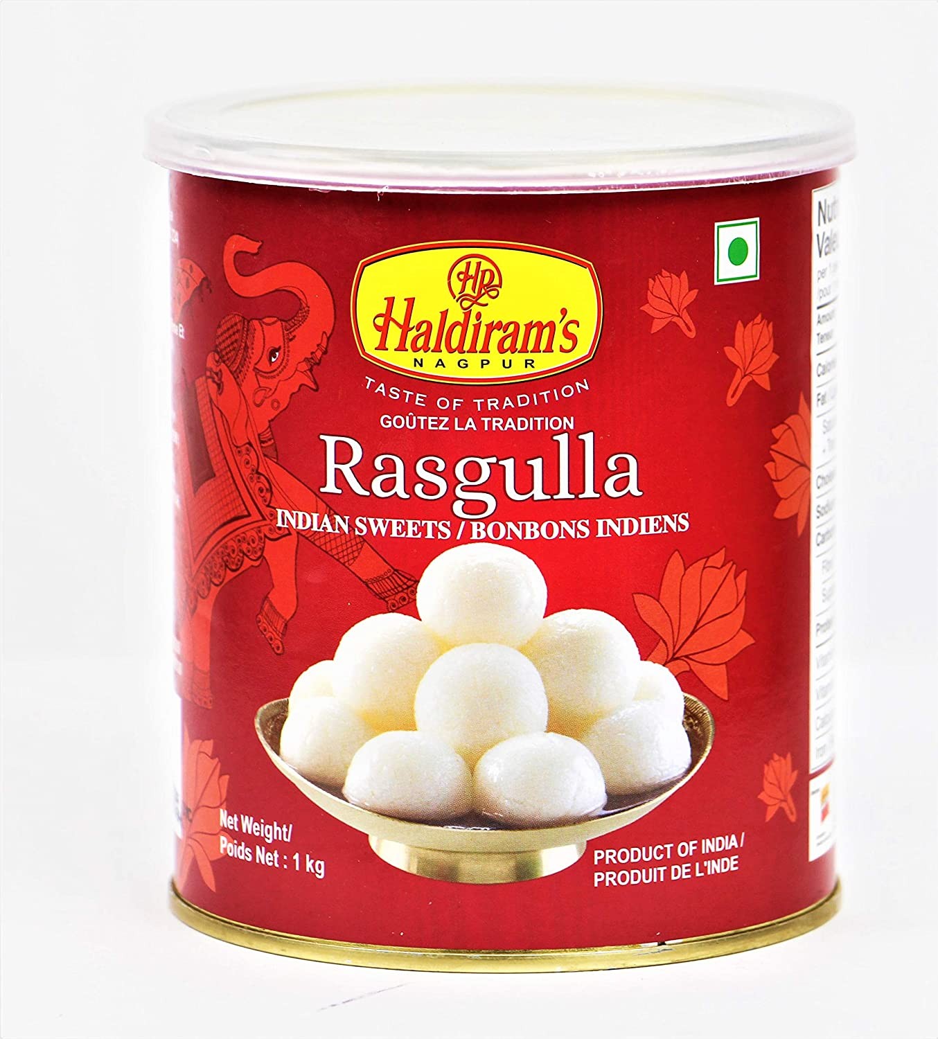 HALDIRAM RASGULLA 1KG
