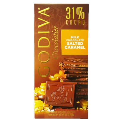 GODIVA SALTED CARAMEL 100G
