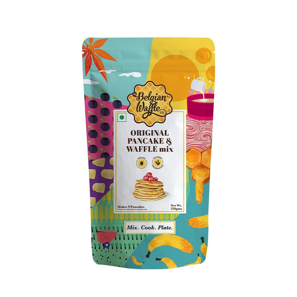 BELGIUM WAFFLE ORIGNAL PANCAKE & WAFFLE MIX 250G