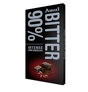 AMUL BITTER CHOCOLATE 150G