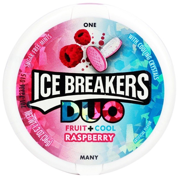 ICE BREAKER DUO RASPBERRY 36G