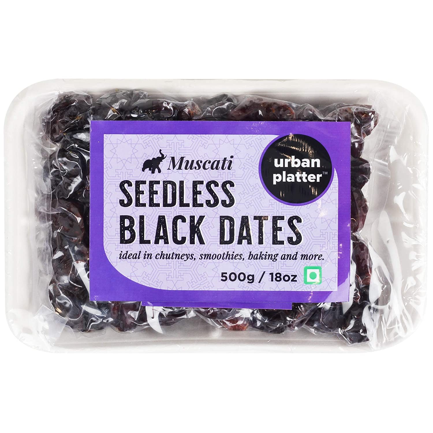 BLACK SEEDLESS DATES 500G