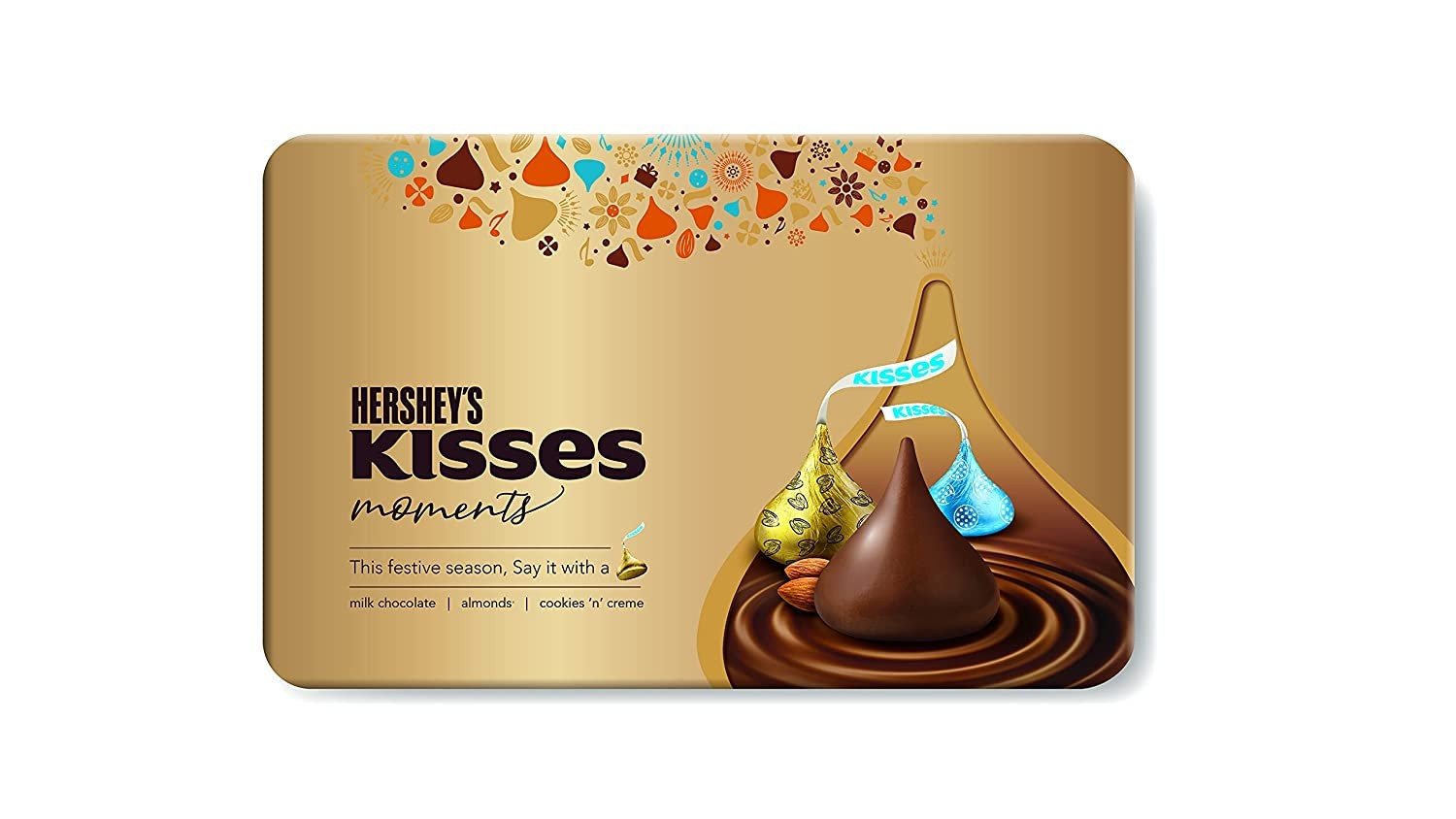 HERSHYS KISSES SELECTION GIFT BOX 193G