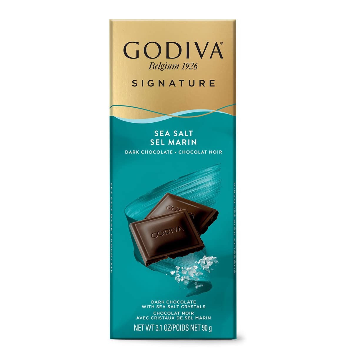 GODIVA SIGNATURE SEASALT DARK 90G