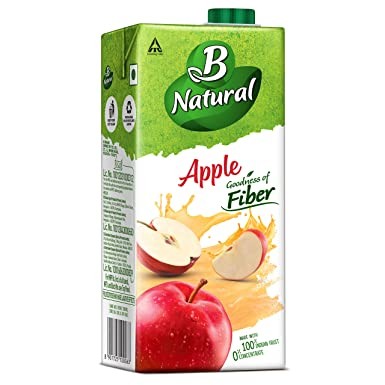 B NATURAL APPLE 1L