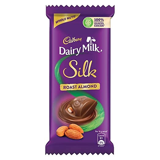CADBURY SILK ROASTED ALMOND 143G